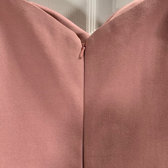 Cinderella Divine Bridesmaids Dress Women's 6 Rose Sweetheart Neckline Slit - Picture 8 of 14